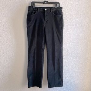Talbots Velvet Black Pants Size 10